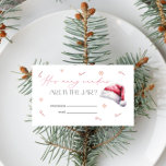 Christmas Santa Baby Guess How Many Candies Card<br><div class="desc">Christmas Santa Baby Guess How Many Candies Card. Matching items are available.</div>