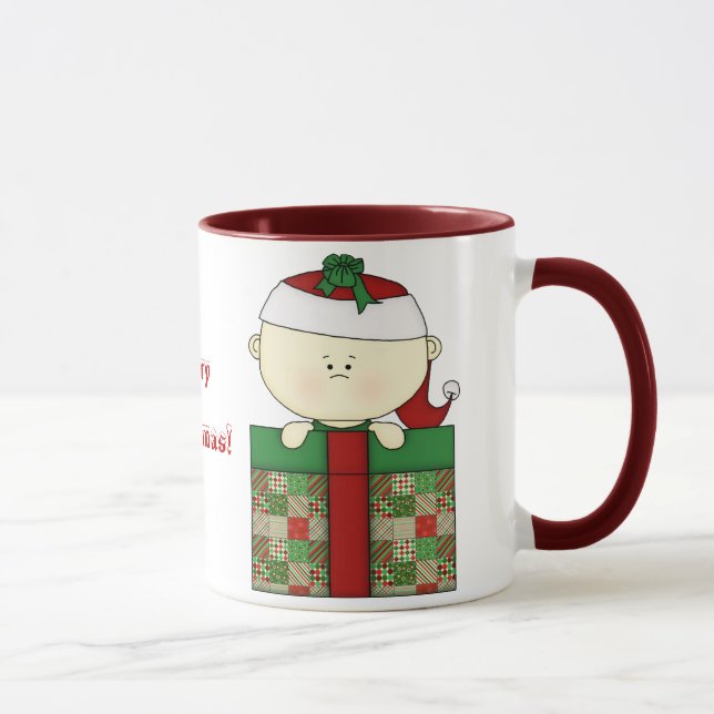 Christmas Santa Baby-Red Mug (Right)