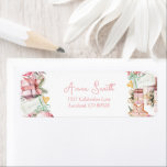 Christmas Santa Baby Shower Return Address Label<br><div class="desc">These Cute Pink and Green Santa Baby Shower Return Address Labels add a festive pop to your holiday mail! Perfect for the Christmas season, they're adorned with adorable Santa graphics that are sure to bring cheer to your baby shower invites or thank-you cards. They're not just cute, but a merry...</div>