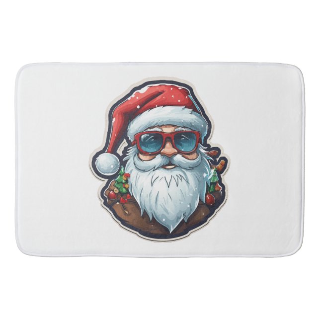 Christmas Santa Bath Mat (Front)