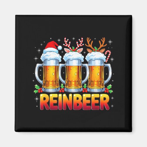 Christmas Santa Beer Lovers Funny Drinking Trend N Magnet