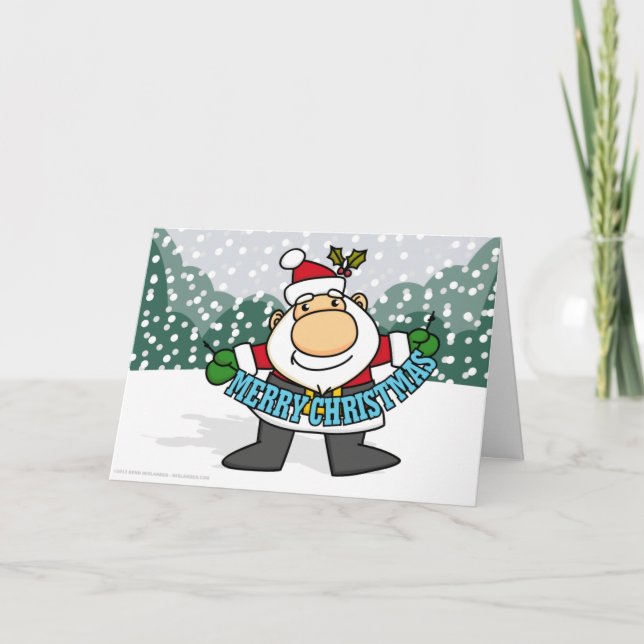 Christmas Santa Card (Front)