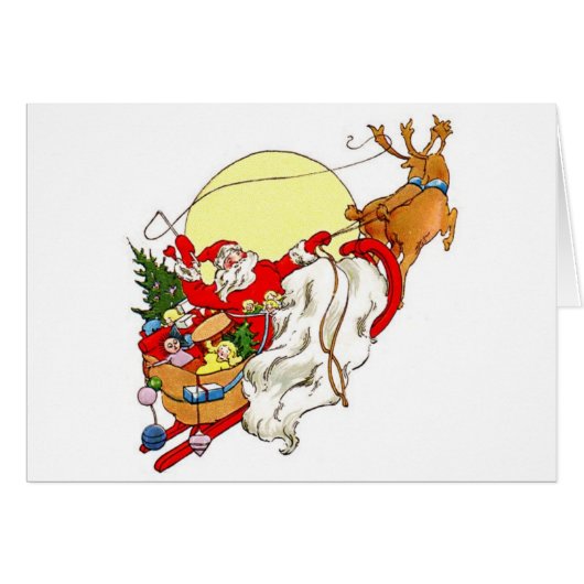 Christmas Santa Cards (Front Horizontal)