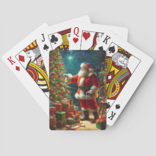 Christmas Santa Claus 1 Poker Cards