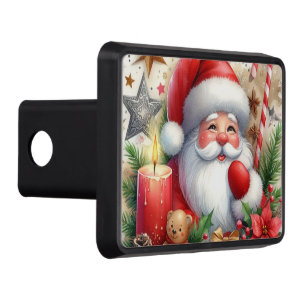 Christmas Santa Claus 2-inch Hitch Cover