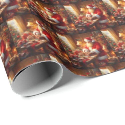 Christmas Santa Claus 4 Wrapping Paper