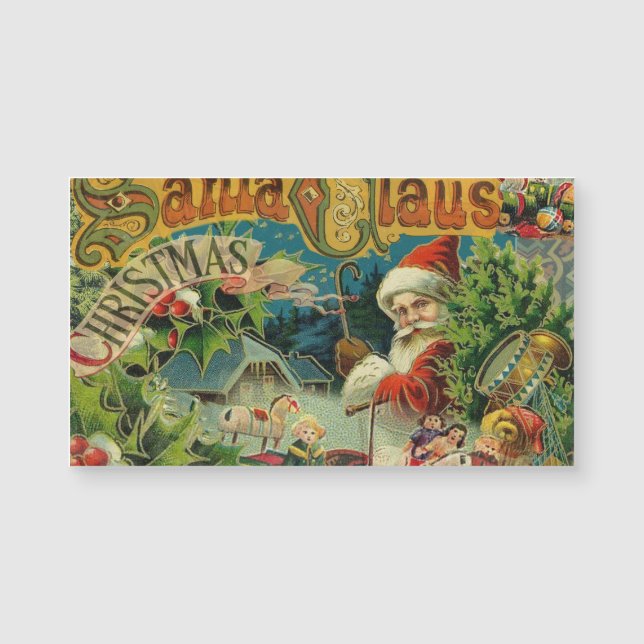 Christmas Santa Claus Antique Art (Front)