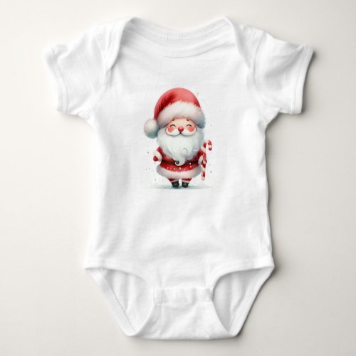 Christmas Santa Claus Baby Bodysuit