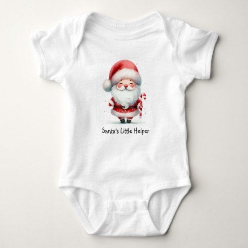 Christmas Santa Claus Baby Bodysuit