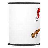 Christmas Santa Claus Baseball Pitcher Boys Kids T Lamp Shade (Left)