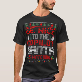 Christmas Santa Claus Copilot Gift T-Shirt