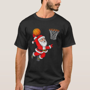 American Football Santa Hat Sports Christmas Xmas Boys Men Shirt