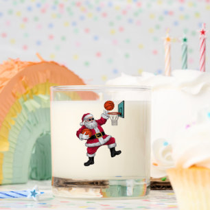 Christmas Santa Claus Dunking A Basketball Xmas Scented Candle