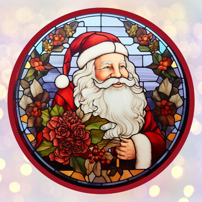 Christmas Santa Claus Glass Paperweight (Creator Uploaded)