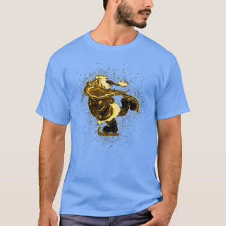 Christmas santa claus golden Gold T-Shirt