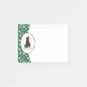 Christmas Santa Claus Hat Rottweiler Dog Cute Post-it Notes