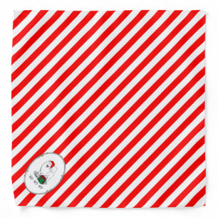 Christmas Santa Claus Hat Samoyed Dog Funny Bandana