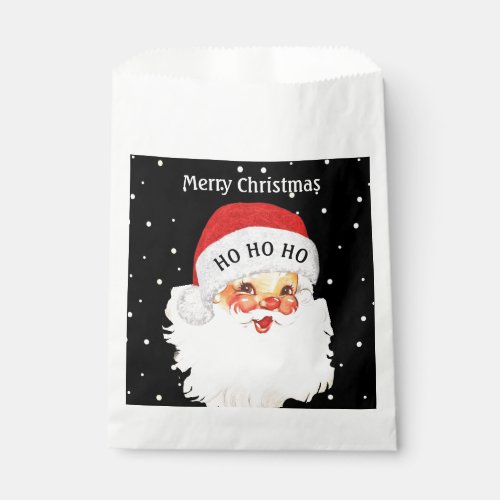 Christmas Santa Claus HO HO HO Favor Bag