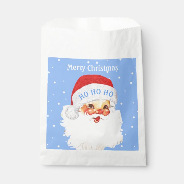 Christmas Santa Claus HO HO HO Favor Bag (Front)
