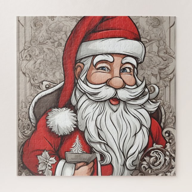 Christmas Santa Claus Jigsaw Puzzle (Vertical)