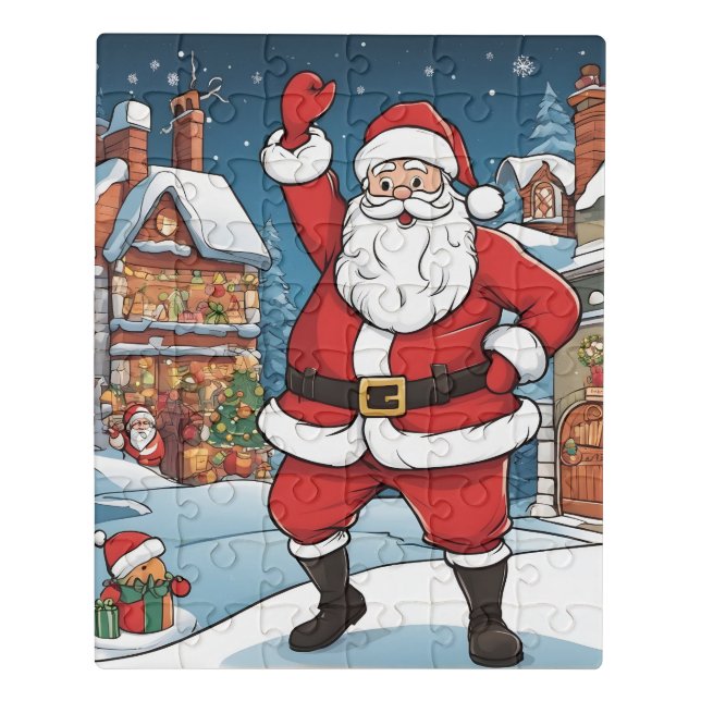 Christmas Santa Claus Jigsaw Puzzle (Puzzle Vertical)