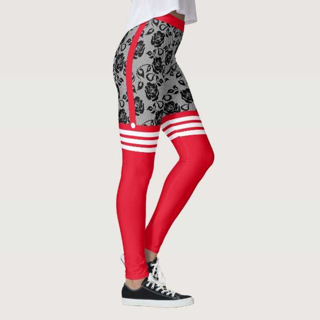 Christmas Santa Claus Leggings Funny (Right)