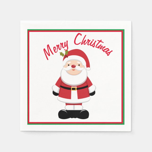 Christmas Santa Claus    Napkins (Front)