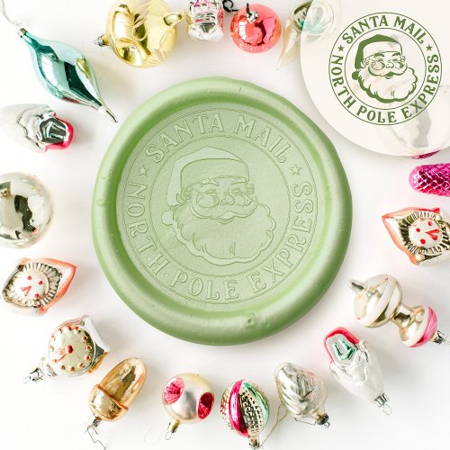 Christmas Santa Claus North Pole Special Delivery Wax Seal Stamp