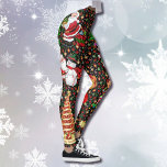 Christmas Santa Claus Snowman Women's Leggings<br><div class="desc">Santa Claus and snowman all over. Merry Christmas leggings!</div>