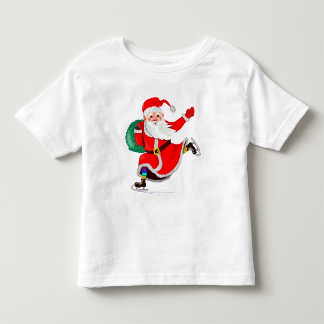 Christmas Santa Claus Toddler T-shirt (Front)