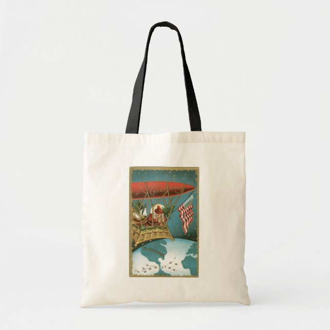 Christmas, Santa Claus Tote Bag (Front)