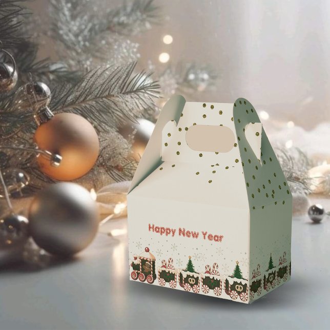 Christmas Santa Claus Train Favor Box (Creator Uploaded)
