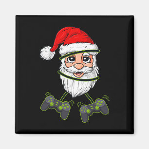 Christmas Santa Claus Video Game Controllers Boys  Magnet