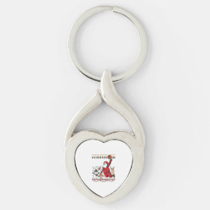 Christmas Santa Claus Volleyball Snowman Reindeer Keychain