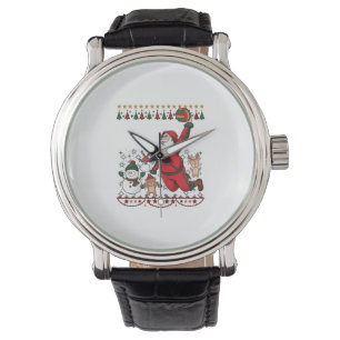 Christmas Santa Claus Volleyball Snowman Reindeer Watch
