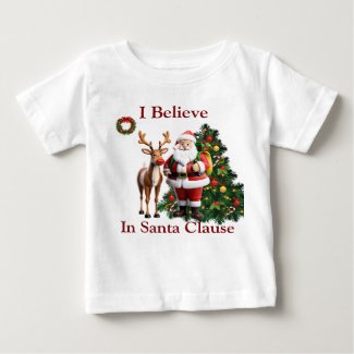 Christmas Santa Clause baby top