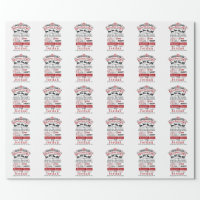 Christmas Santa Clause Delivery North Pole Express Wrapping Paper