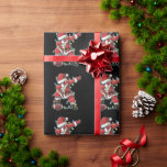 Christmas Santa Dabbing Footballer Xmas Football  Wrapping Paper<br><div class="desc">Christmas Santa Dabbing Footballer Xmas Football</div>