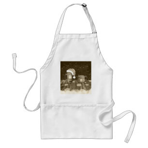 Christmas Santa Digital Art Winter Snow Destiny Adult Apron