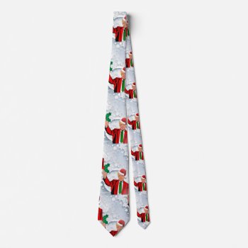 Christmas Santa Donald Trump Neck Tie by funnychristmas at Zazzle