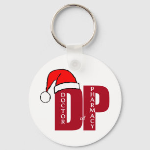 CHRISTMAS SANTA DP - DOCTOR OF PHARMACY KEYCHAIN