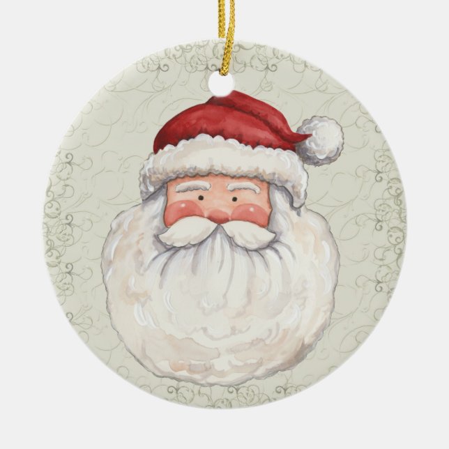 Christmas Santa Exclusive - SRF Ceramic Ornament (Front)