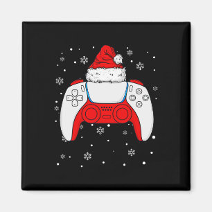 Christmas Santa Gamer Controller Boys Kids Teens G Magnet