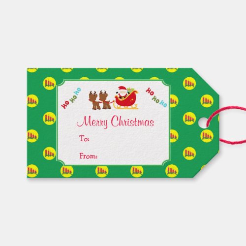 Christmas Santa Gift Tag