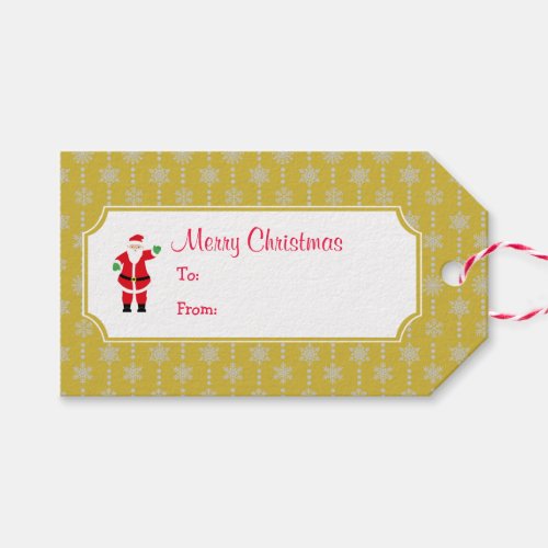 Christmas Santa Gift Tag