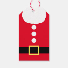 Christmas Santa Gift Tags