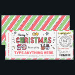 Christmas Santa Gift Voucher Template for kids<br><div class="desc">These DIY gift tickets are perfect for last minute gifts or something you haven't purchased yet.</div>