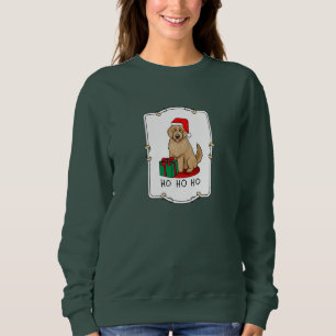 Christmas Santa Goldendoodle (golden red) Dog Cute Sweatshirt