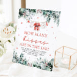 Christmas Santa Guess How Many Kisses Baby Shower  Pedestal Sign<br><div class="desc">The Red Christmas Santa Baby Clothes Guess How Many Kisses Baby Shower Poster is a fun and festive addition to your holiday-themed baby shower. Featuring a charming red backdrop and a cute clothesline of baby clothes, this interactive poster invites guests to guess the number of chocolate kisses in a jar....</div>