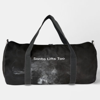 Christmas Santa Gym Freak Duffle Bag